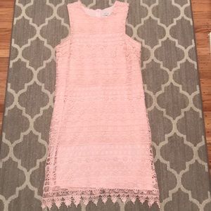 Pink Lace Dress